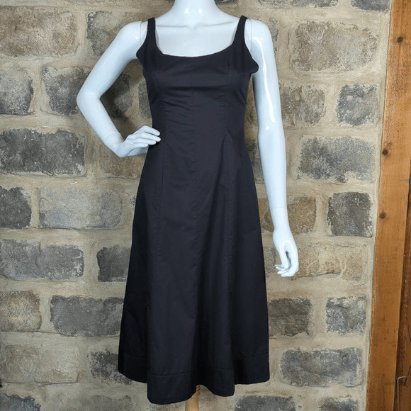 Bitten SJP Dress Woman's Size 2 Black Fit & Flare LBD Sleeveless Lined HOCO - Picture 1 of 16